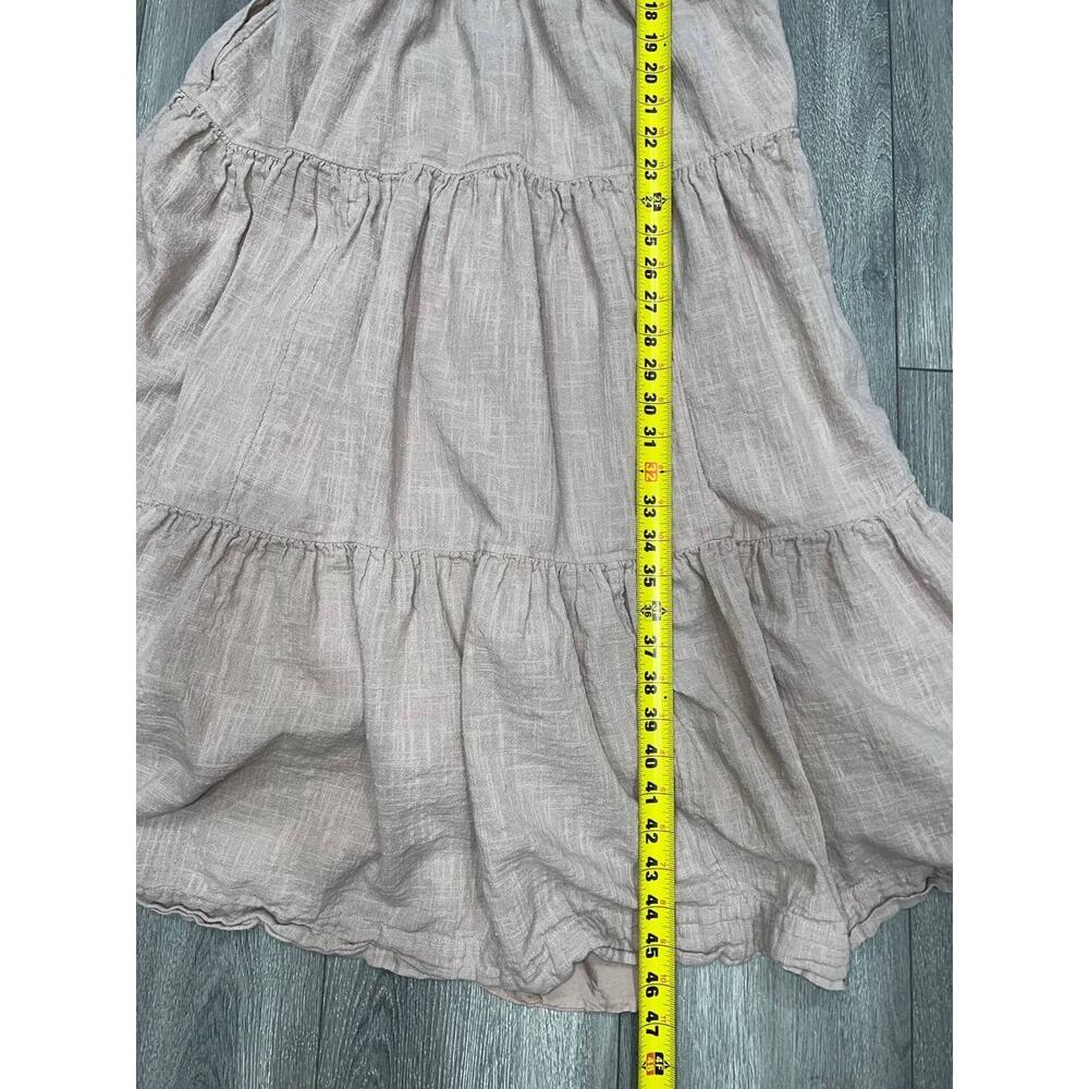 Free People Ibiza Sun FREE-EST Dress Maxi Taupe Size Medium A003590 - Picture 11 of 12